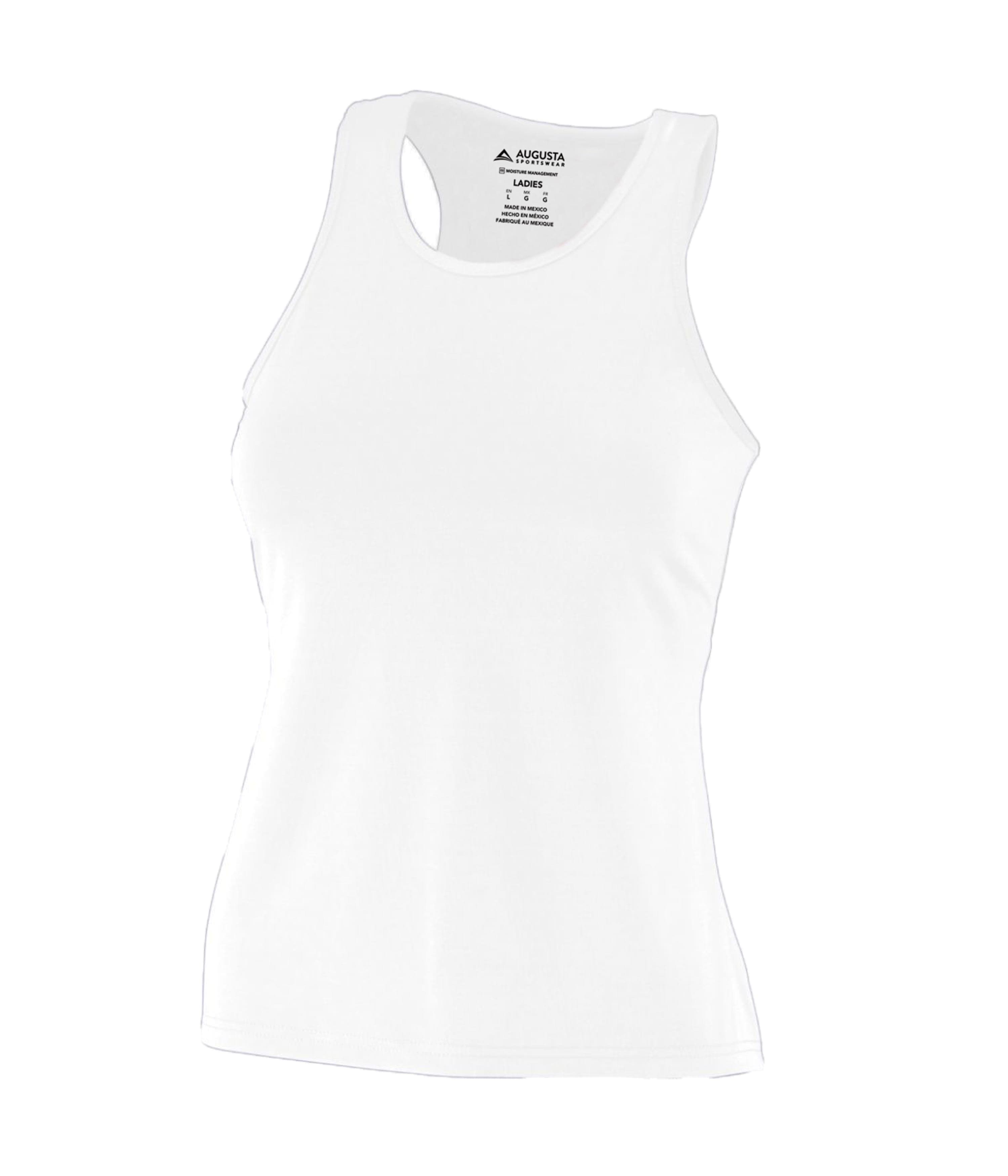 Ladies Poly/Spandex Solid Racerback Tank