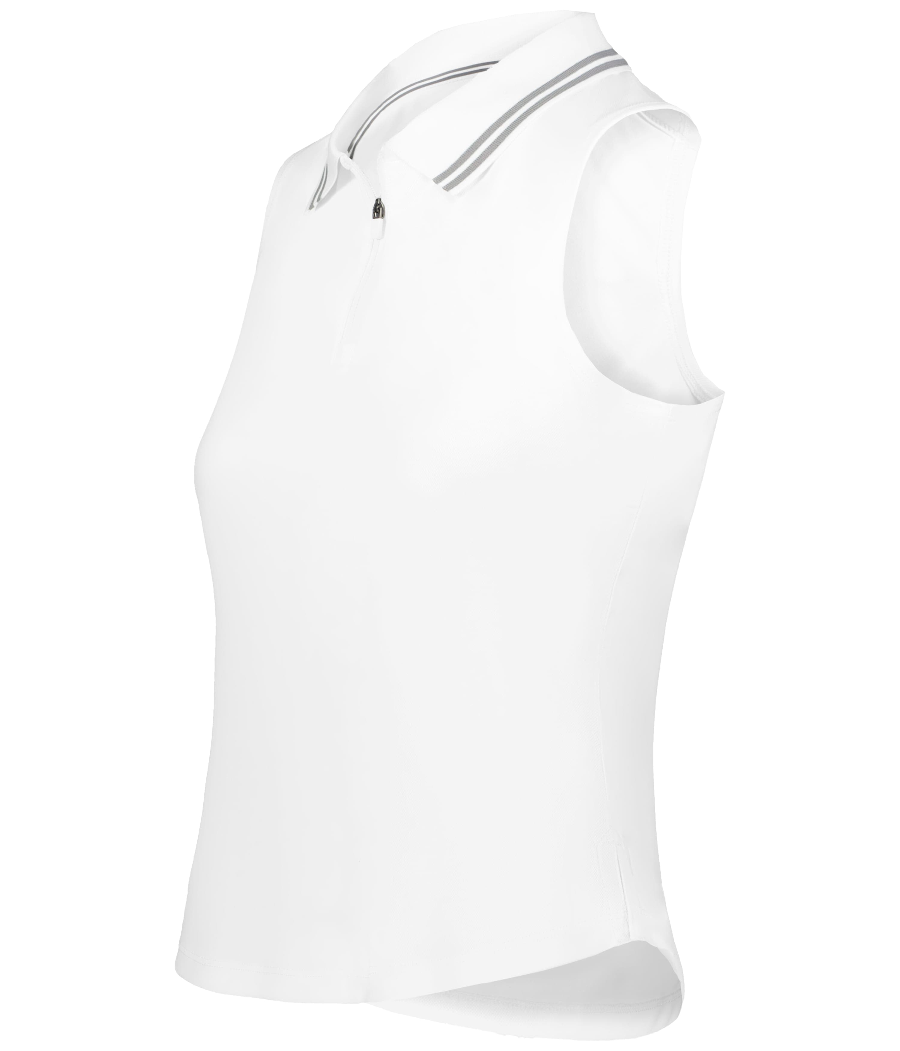 LADIES COURT SLEEVELESS POLO