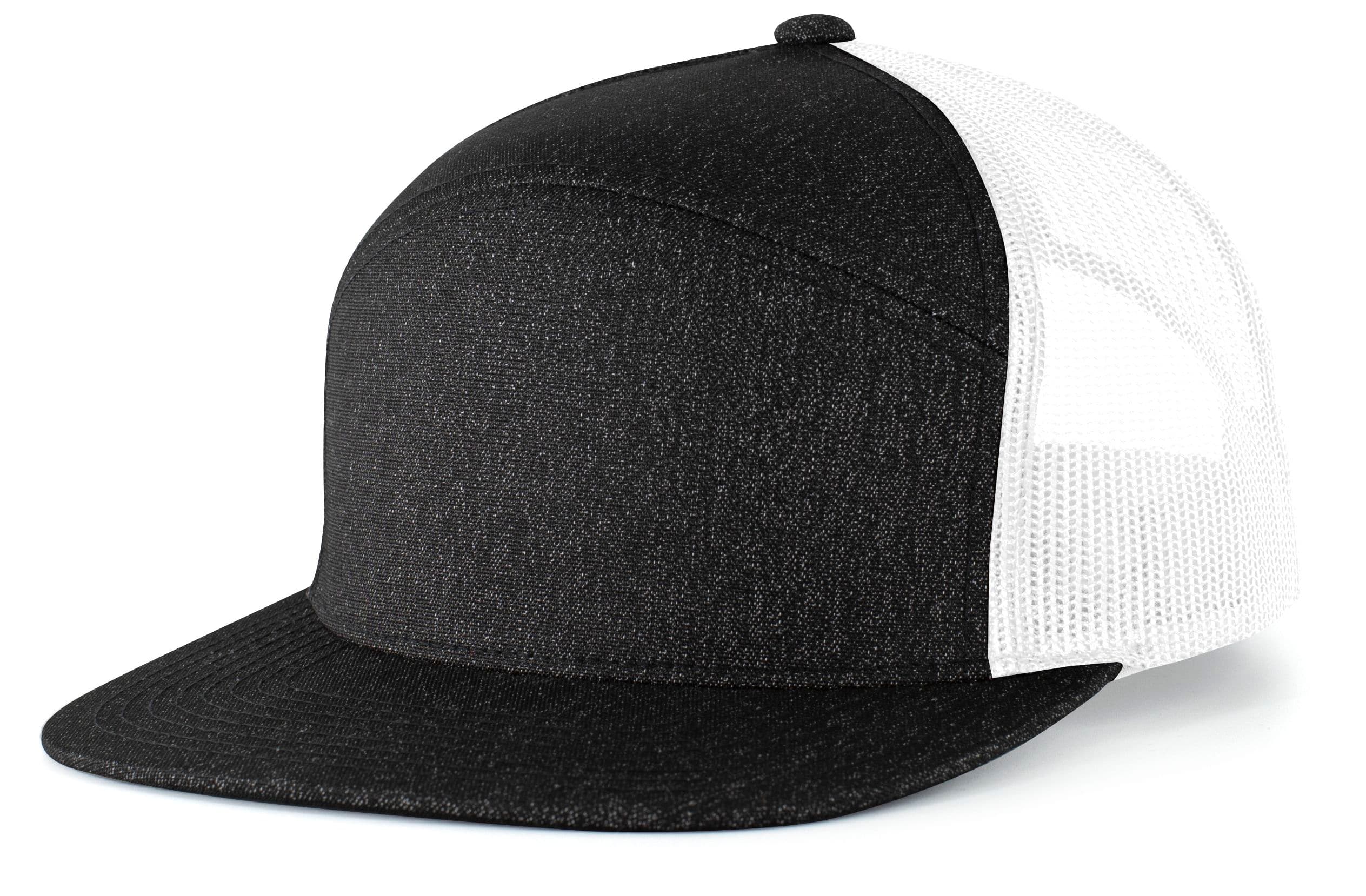 Heather 6-Panel Arch Trucker Snapback Cap